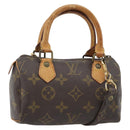 LOUIS VUITTON Monogram Mini Speedy Hand Bag M41534 LV Auth 180835-1