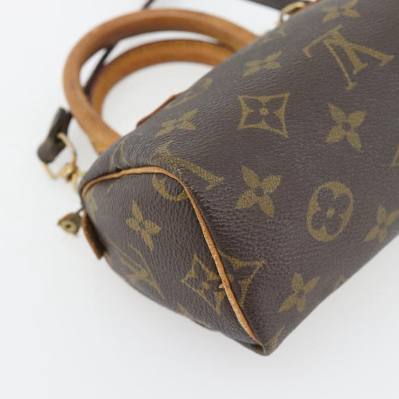 LOUIS VUITTON Monogram Mini Speedy Hand Bag M41534 LV Auth 180835
