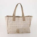 CHANEL New Travel Line Tote Bag Canvas 6 Set Black Brown pink CC Auth 180838-14