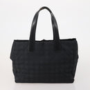 CHANEL New Travel Line Tote Bag Canvas 6 Set Black Brown pink CC Auth 180838-2