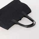 CHANEL New Travel Line Tote Bag Canvas 6 Set Black Brown pink CC Auth 180838-4