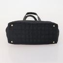 CHANEL New Travel Line Tote Bag Canvas 6 Set Black Brown pink CC Auth 180838-6