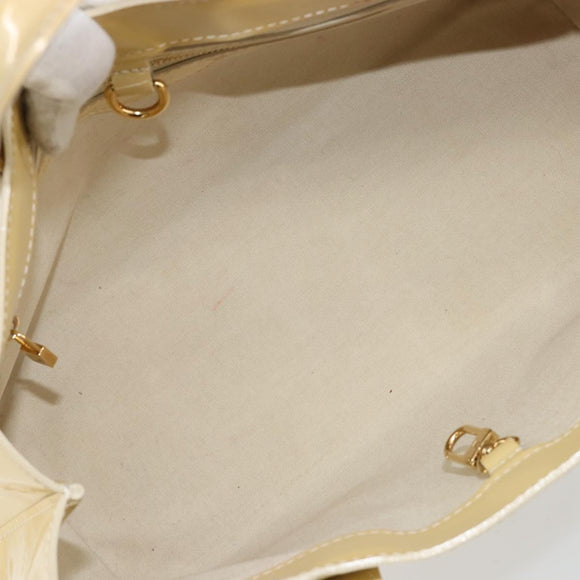 LOUIS VUITTON Vernis Wilshire PM Hand Bag Rose Flow Lantern M91642 Auth 180844A