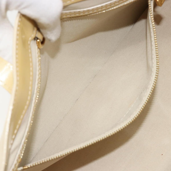 LOUIS VUITTON Vernis Wilshire PM Hand Bag Rose Flow Lantern M91642 Auth 180844A