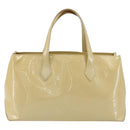LOUIS VUITTON Vernis Wilshire PM Hand Bag Rose Flow Lantern M91642 Auth 180844A-2