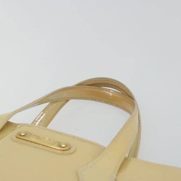 LOUIS VUITTON Vernis Wilshire PM Hand Bag Rose Flow Lantern M91642 Auth 180844A