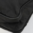 PRADA Shoulder Bag Nylon Black Silver Auth 180848-15