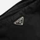 PRADA Shoulder Bag Nylon Black Silver Auth 180848-17