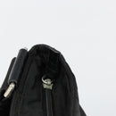 PRADA Shoulder Bag Nylon Black Silver Auth 180848-10