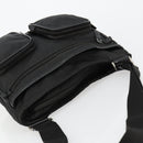 PRADA Shoulder Bag Nylon Black Silver Auth 180848-6