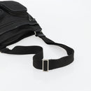 PRADA Shoulder Bag Nylon Black Silver Auth 180848-7
