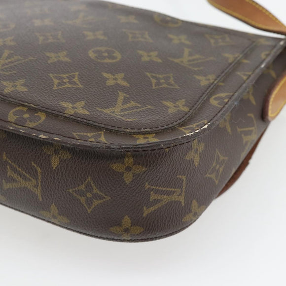 LOUIS VUITTON Monogram Saint Cloud GM Schoudertas M51242 LV Auth 180851