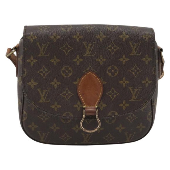 LOUIS VUITTON Monogram Saint Cloud GM Schoudertas M51242 LV Auth 180851