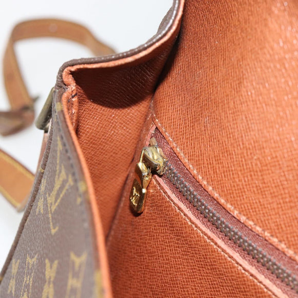 LOUIS VUITTON Monogram Saint Cloud GM Schoudertas M51242 LV Auth 180851