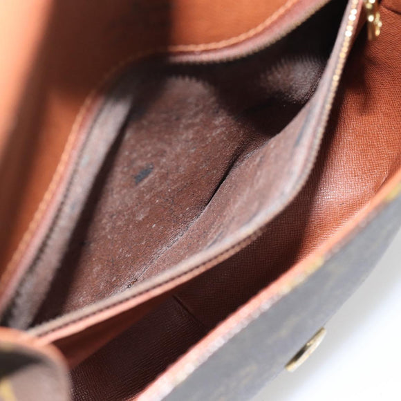 LOUIS VUITTON Monogram Saint Cloud GM Schoudertas M51242 LV Auth 180851