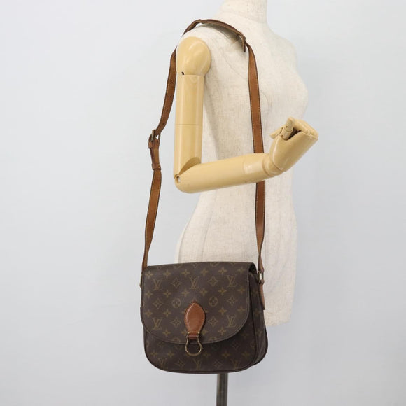 LOUIS VUITTON Monogram Saint Cloud GM Schoudertas M51242 LV Auth 180851