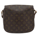 LOUIS VUITTON Monogram Saint Cloud GM Schoudertas M51242 LV Auth 180851-2