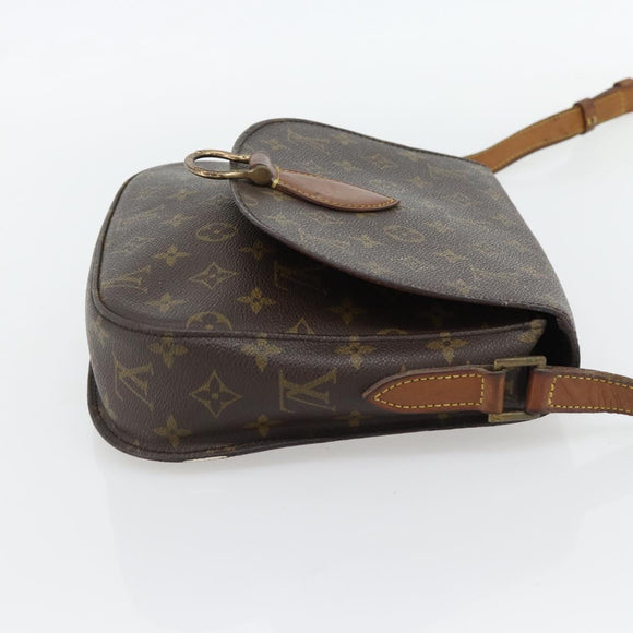 LOUIS VUITTON Monogram Saint Cloud GM Schoudertas M51242 LV Auth 180851