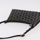 Christian Dior Trotter Canvas Accessoiretas Zwart Zilver Auth 180853A-6