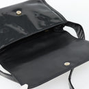 CHANEL Schoudertas Lakleer Zwart Goud CC Auth 180857-10