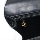 CHANEL Schoudertas Lakleer Zwart Goud CC Auth 180857-17
