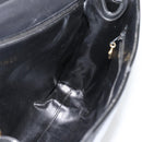 CHANEL Schoudertas Lakleer Zwart Goud CC Auth 180857-18