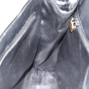 CHANEL Schoudertas Lakleer Zwart Goud CC Auth 180857-19