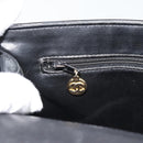 CHANEL Schoudertas Lakleer Zwart Goud CC Auth 180857-22
