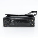 CHANEL Schoudertas Lakleer Zwart Goud CC Auth 180857-5