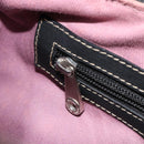 BALLY Umhängetasche Leder Schwarz Silber Auth 180860A-20