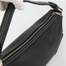 BALLY Umhängetasche Leder Schwarz Silber Auth 180860A-6