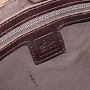FENDI Zucca Canvas Mamma Baguette Shoulder Bag Brown Black Auth 180861A-18