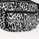 SAINT LAURENT Waist bag Nylon White Auth 180871A-18