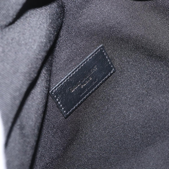 SAINT LAURENT Waist bag Nylon White Auth 180871A