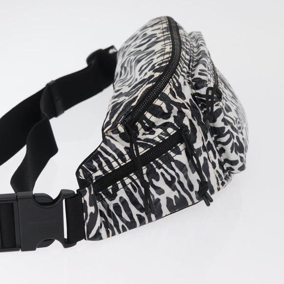 SAINT LAURENT Waist bag Nylon White Auth 180871A
