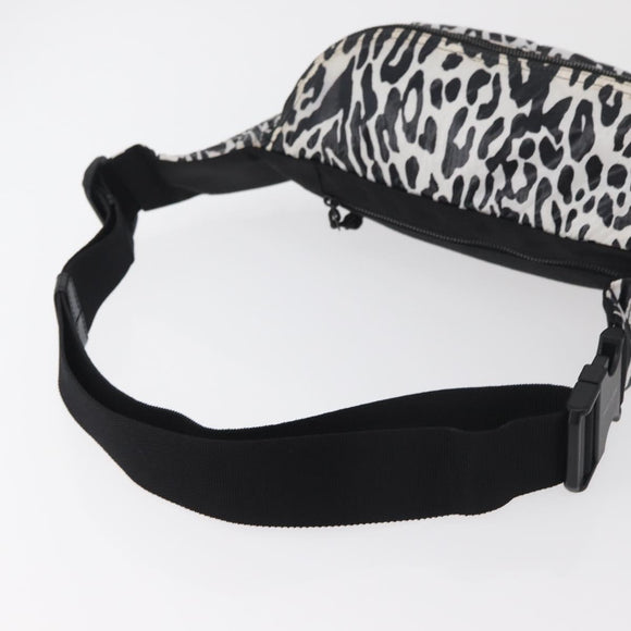SAINT LAURENT Waist bag Nylon White Auth 180871A