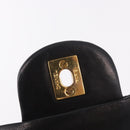 CHANEL Matelasse Ketting Rugzak Lamsleer Goud Zwart CC Auth 180873SAV-20