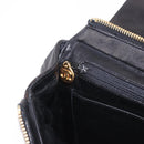 CHANEL Matelasse Ketting Rugzak Lamsleer Goud Zwart CC Auth 180873SAV-25