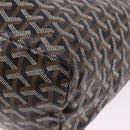 GOYARD Saint Louis PM Tote Bag Coated Canvas Black Silver Auth 180875-16