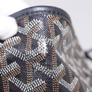 GOYARD Saint Louis PM Tote Bag Coated Canvas Black Silver Auth 180875-10