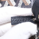 GOYARD Saint Louis PM Tote Bag Coated Canvas Black Silver Auth 180875-12