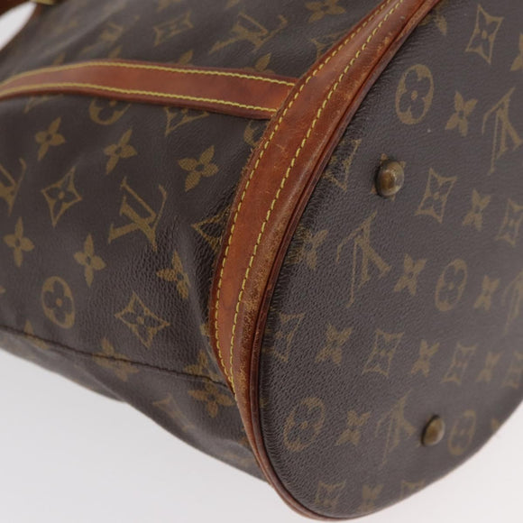 LOUIS VUITTON Monogram Bucket GM Shoulder Bag M42236 LV Auth 180877