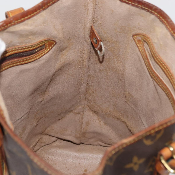 LOUIS VUITTON Monogram Bucket GM Shoulder Bag M42236 LV Auth 180877