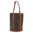 LOUIS VUITTON Monogram Bucket GM Shoulder Bag M42236 LV Auth 180877-13