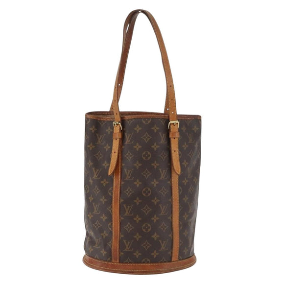 LOUIS VUITTON Monogram Bucket GM Shoulder Bag M42236 LV Auth 180877