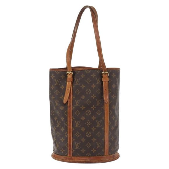LOUIS VUITTON Monogram Bucket GM Shoulder Bag M42236 LV Auth 180877
