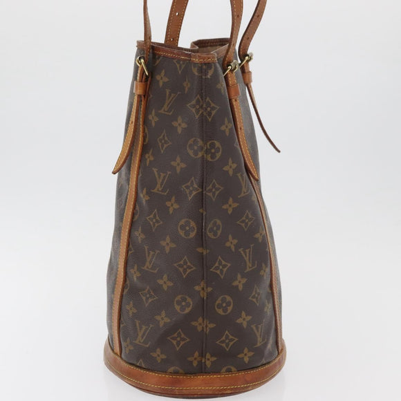 LOUIS VUITTON Monogram Bucket GM Shoulder Bag M42236 LV Auth 180877