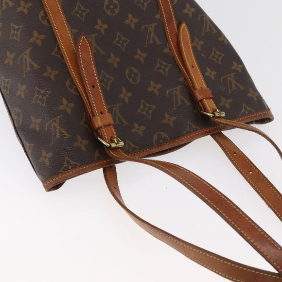 LOUIS VUITTON Monogram Bucket GM Shoulder Bag M42236 LV Auth 180877