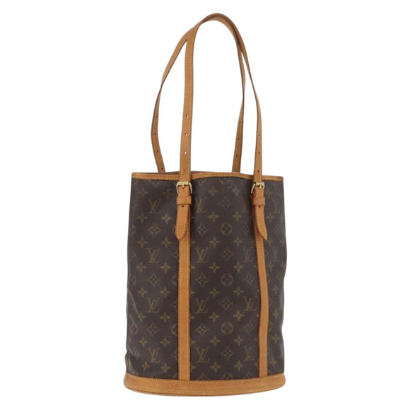 LOUIS VUITTON Monogram Bucket GM Shoulder Bag M42236 LV Auth 180879