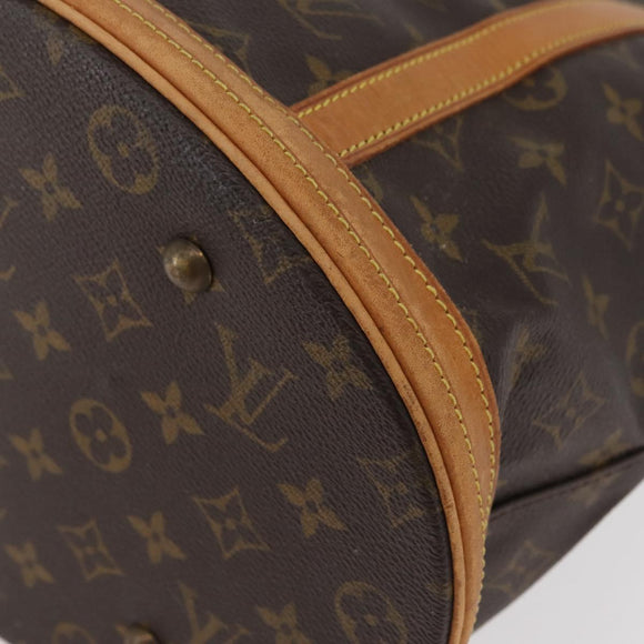 LOUIS VUITTON Monogram Bucket GM Shoulder Bag M42236 LV Auth 180879
